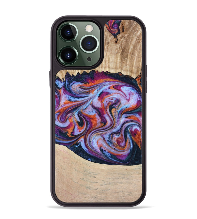 iPhone 13 Pro Max Wood Phone Case - Wesson (Blue, 809150)