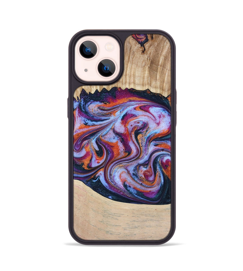 iPhone 14 Wood Phone Case - Wesson (Blue, 809150)