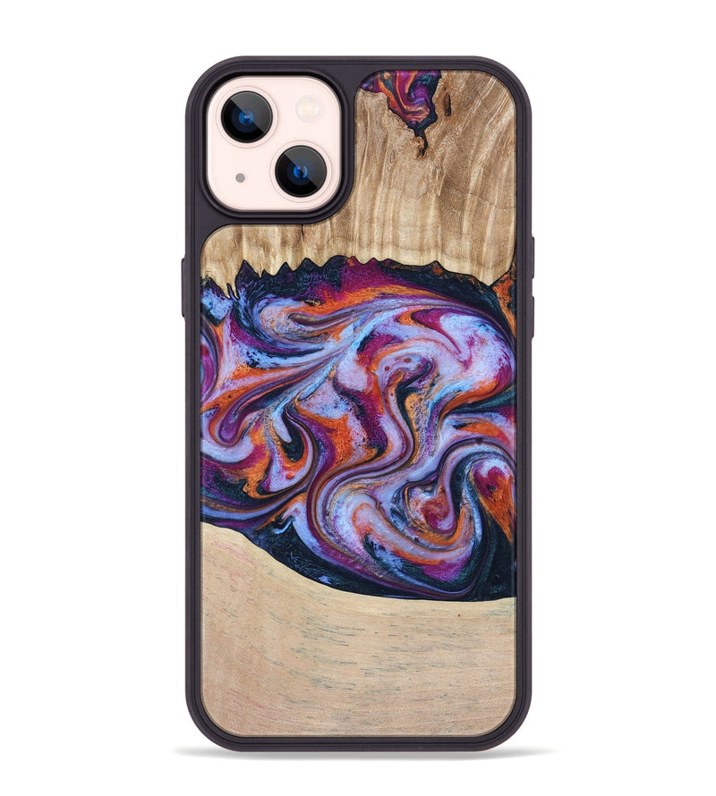 iPhone 14 Plus Wood Phone Case - Wesson (Blue, 809150)