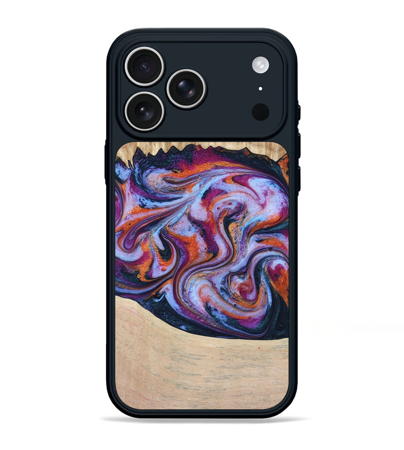 iPhone 17 Pro Max Wood Phone Case - Wesson (Blue, 809150)
