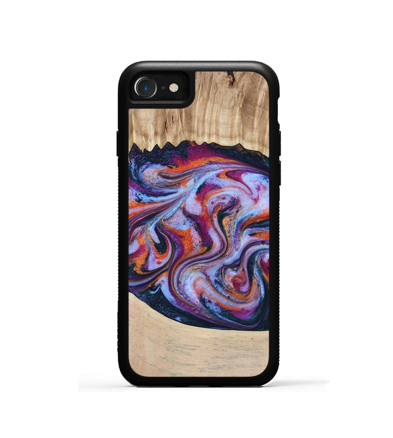 iPhone SE Wood Phone Case - Wesson (Blue, 809150)