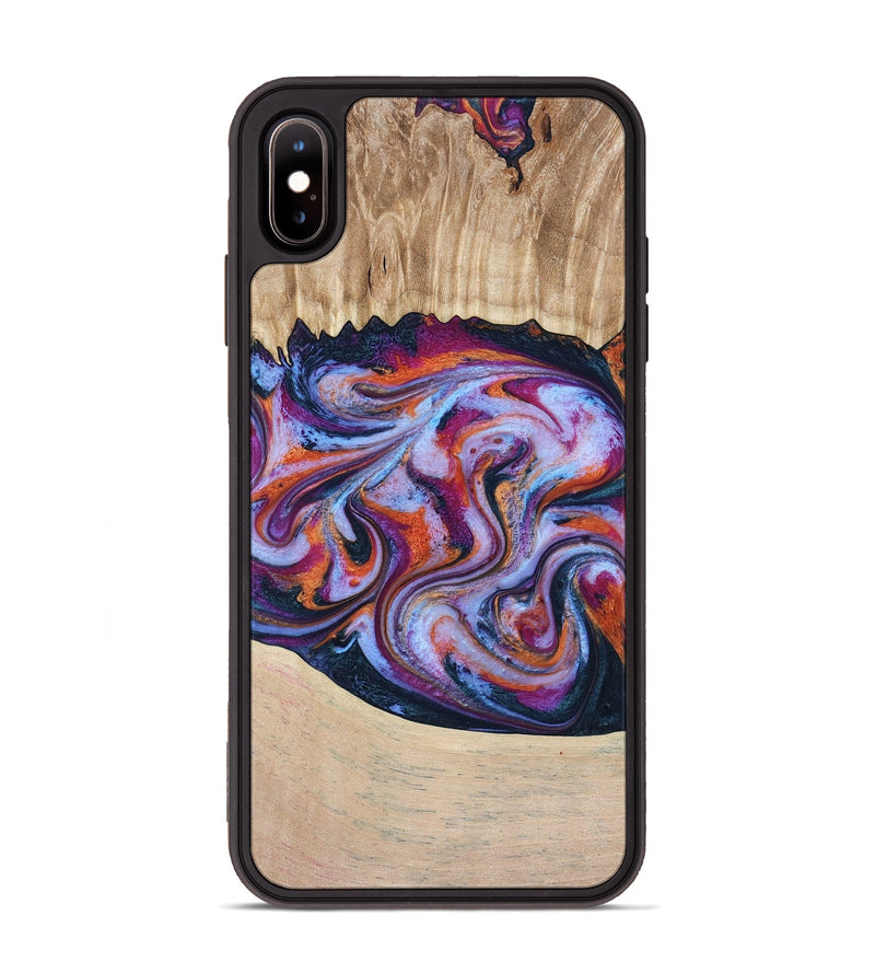 iPhone Xs Max Wood Phone Case - Wesson (Blue, 809150)