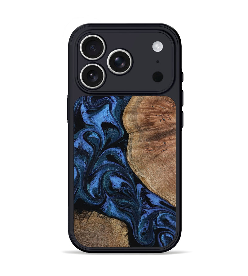 iPhone 17 Pro Wood Phone Case - Kenai (Blue, 809152)