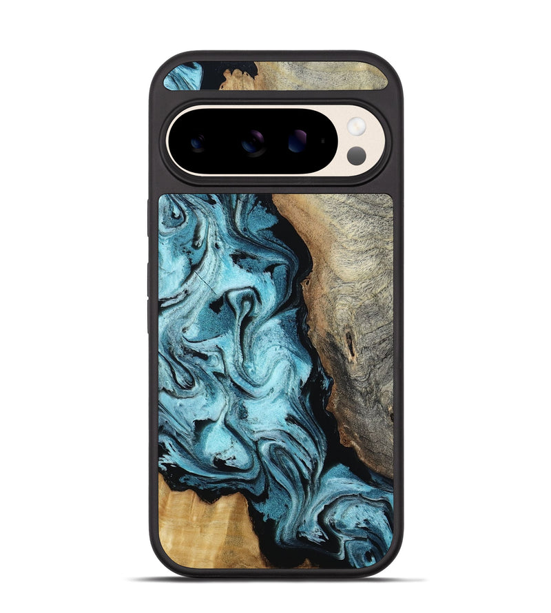 Pixel 10 Wood Phone Case - Madilyn (Blue, 809154)