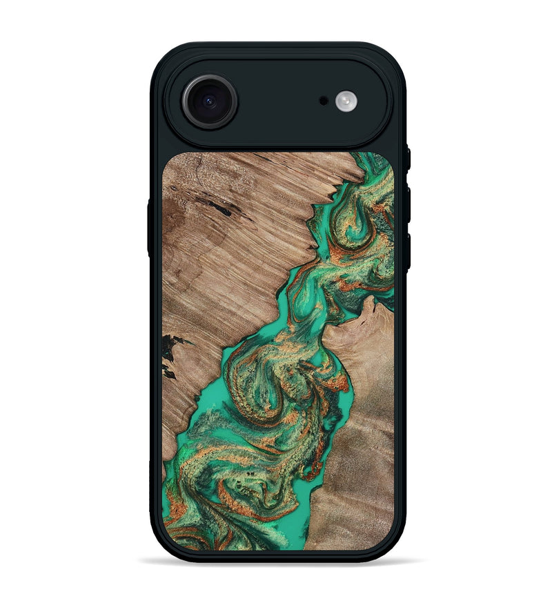 iPhone 17 Air Wood Phone Case - Josue (Green, 809157)