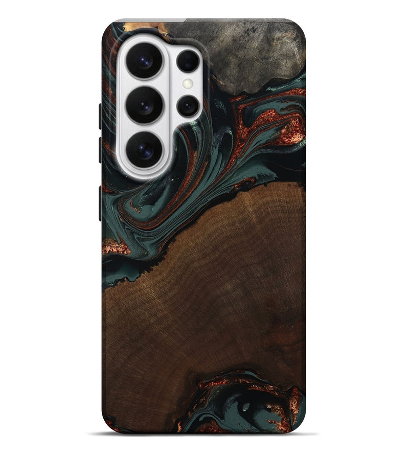 Galaxy S26 Ultra Wood Live Edge Phone Case - Cali (Green, 809251)