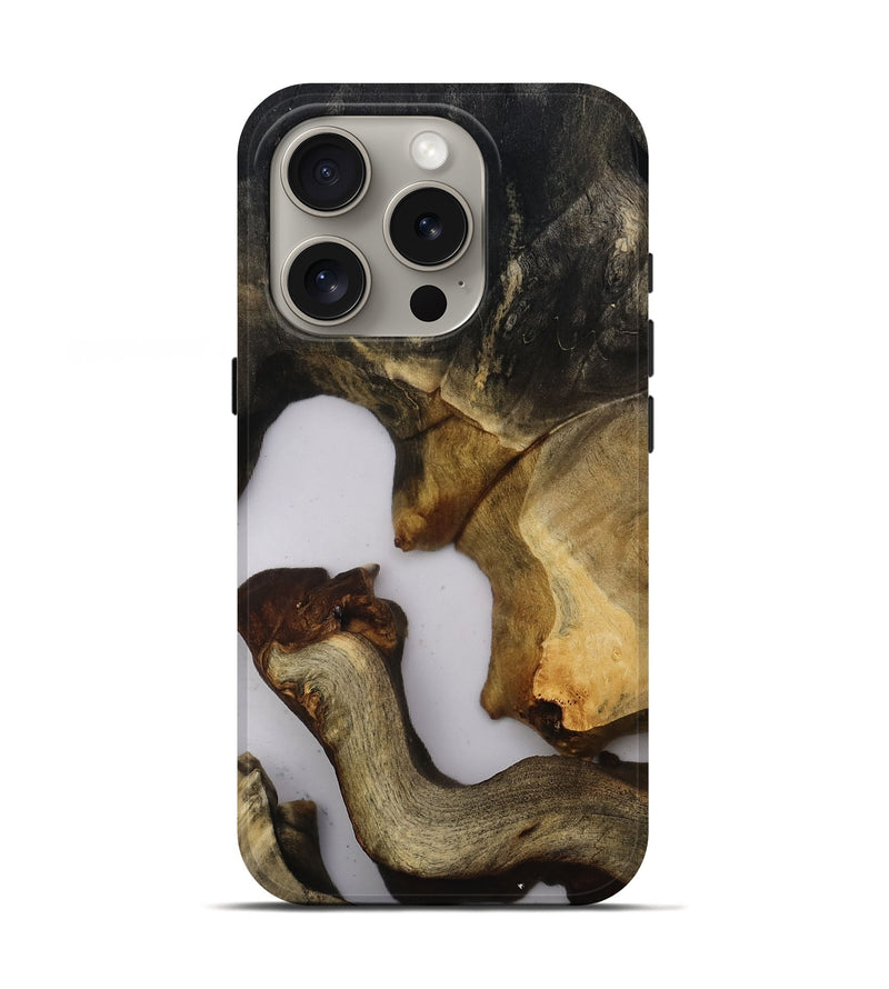 iPhone 16 Pro Wood Live Edge Phone Case - Lyn (Clear, 809257)