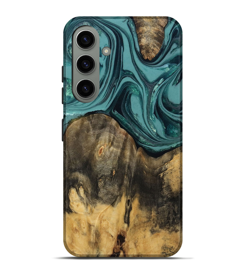 Galaxy S24 Plus Wood Live Edge Phone Case - Coleson (Green, 809263)