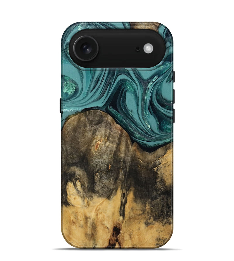iPhone 17 Air Wood Live Edge Phone Case - Coleson (Green, 809263)
