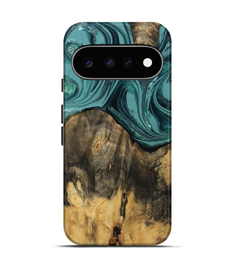 Pixel 11 Wood Live Edge Phone Case - Coleson (Green, 809263)