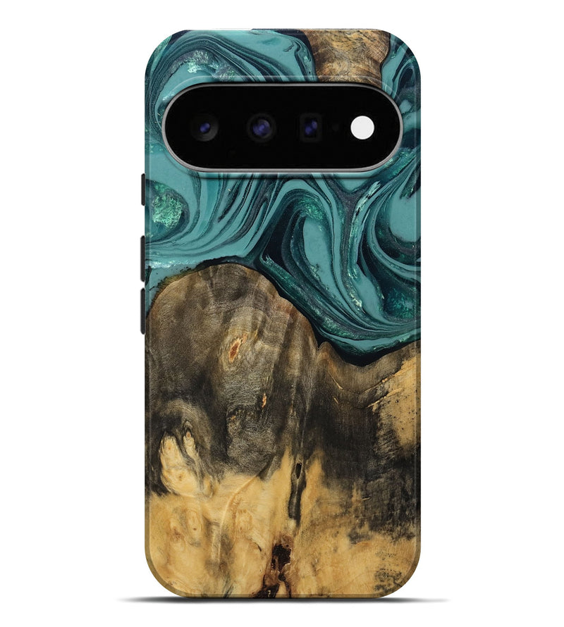 Pixel 11 Pro XL Wood Live Edge Phone Case - Coleson (Green, 809263)