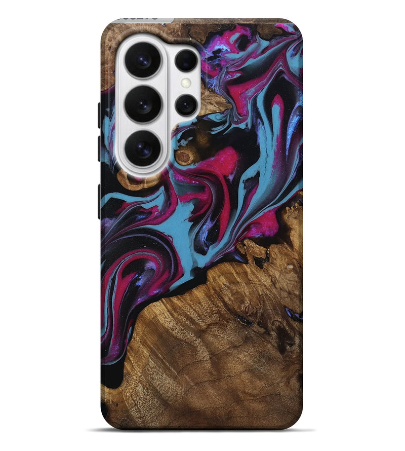 Galaxy S26 Ultra Wood Live Edge Phone Case - Joziah (Purple, 809276)