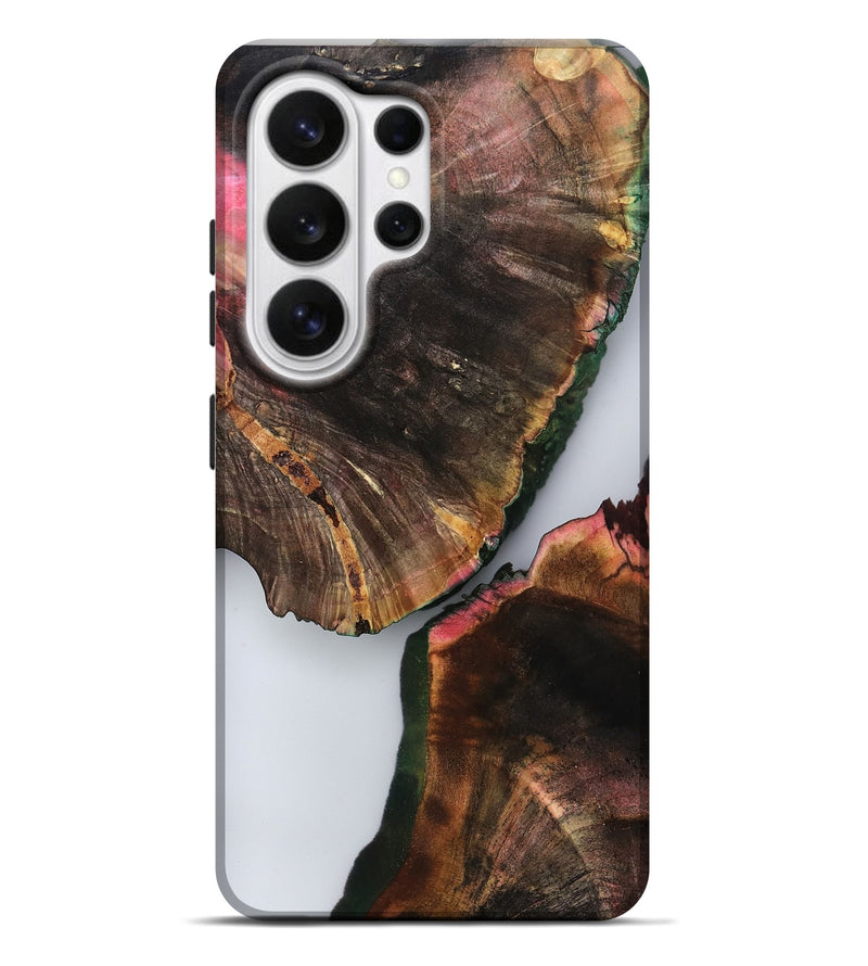Galaxy S26 Ultra Wood Live Edge Phone Case - Cherry (Clear, 809278)