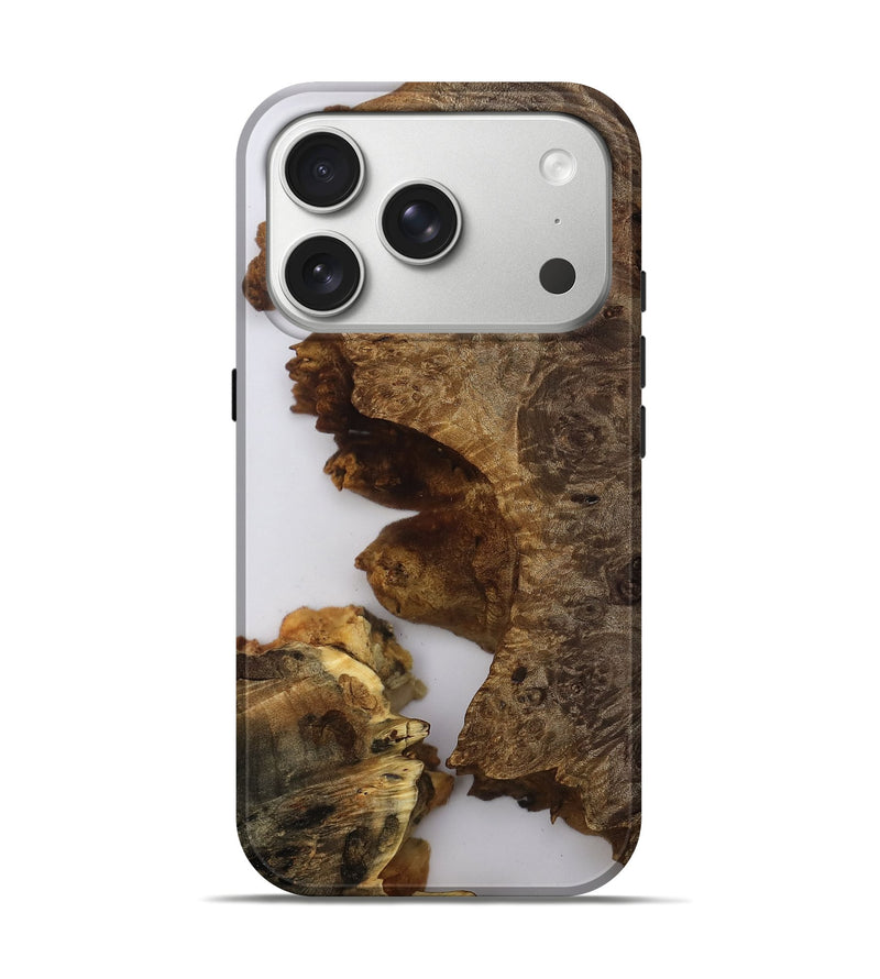 iPhone 17 Pro Wood Live Edge Phone Case - Avery (Clear, 809279)