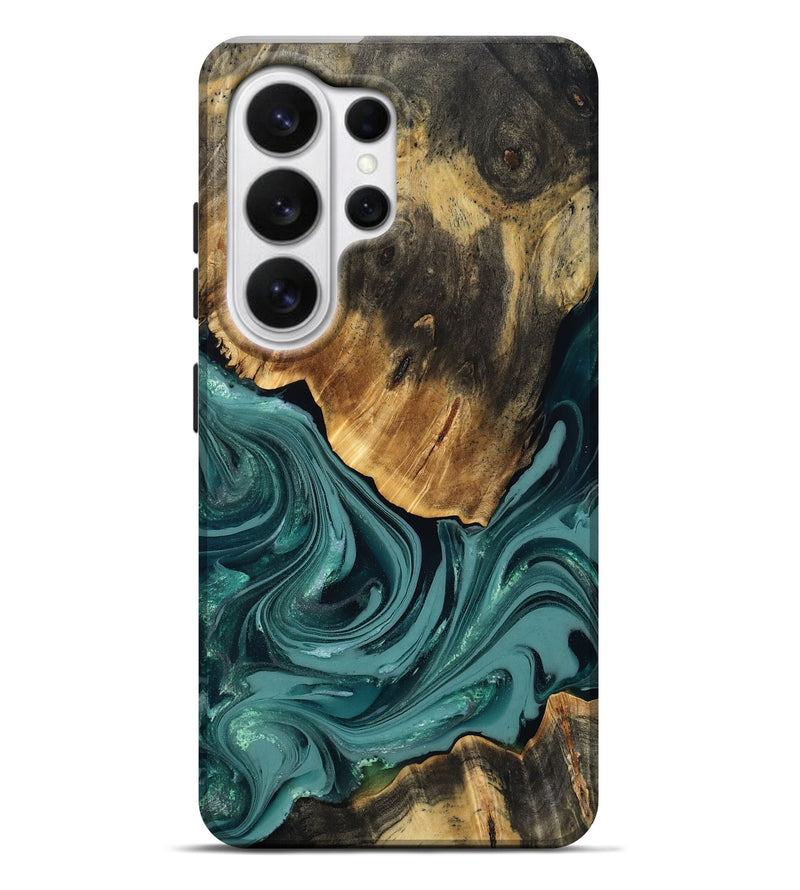 Galaxy S26 Ultra Wood Live Edge Phone Case - Colson (Green, 809295)