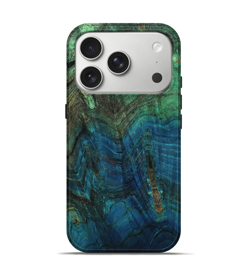 iPhone 17 Pro Wood Live Edge Phone Case - Bridget (Double Dyed, 809296)