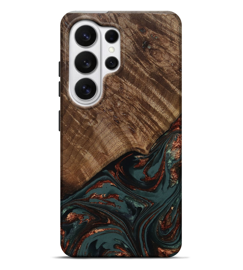 Galaxy S26 Ultra Wood Live Edge Phone Case - Melissa (Red, 809309)
