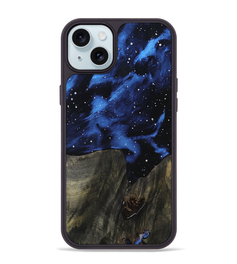 iPhone 15 Plus Wood Phone Case - Keisha (Cosmos, 809378)