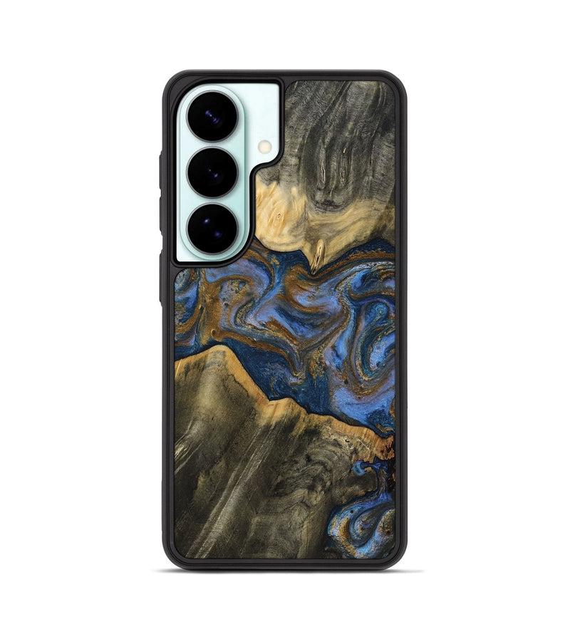 Galaxy S26 Wood Phone Case - Lance (Teal & Gold, 809406)