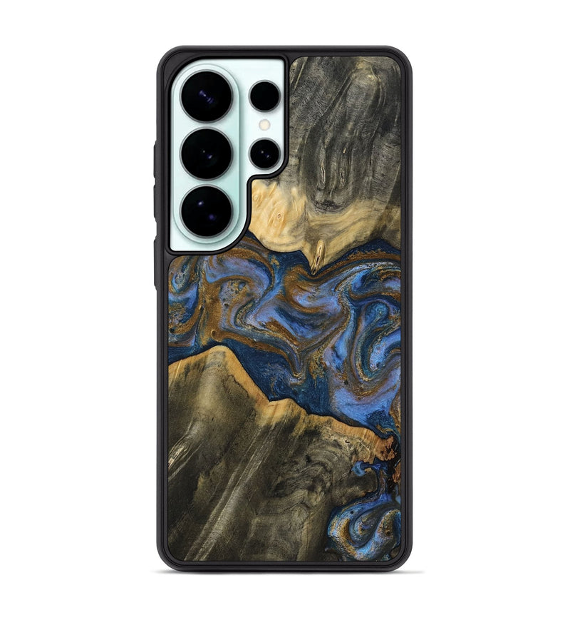 Galaxy S26 Ultra Wood Phone Case - Lance (Teal & Gold, 809406)