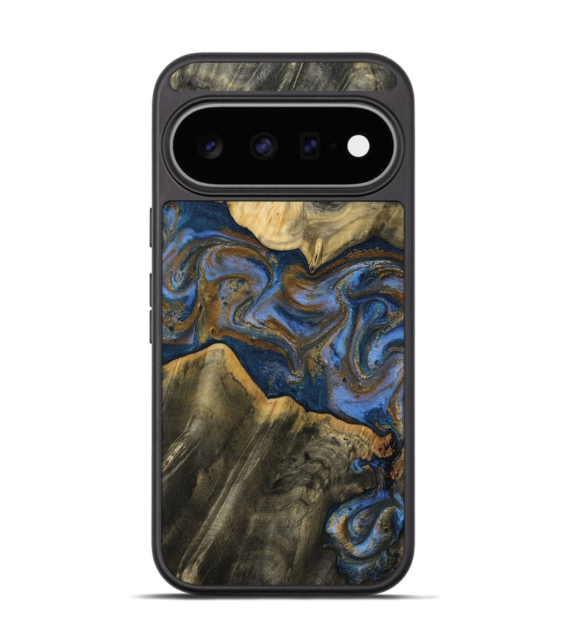 Pixel 11 Wood Phone Case - Lance (Teal & Gold, 809406)
