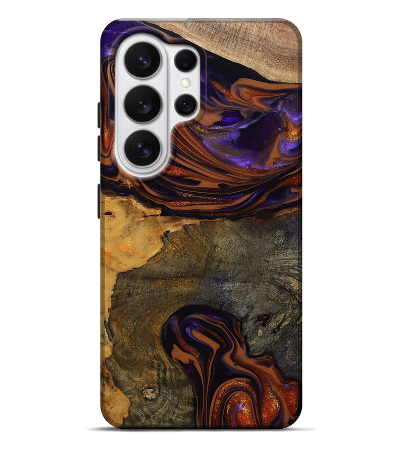 Galaxy S26 Ultra Wood Live Edge Phone Case - Kecia (Red, 809437)