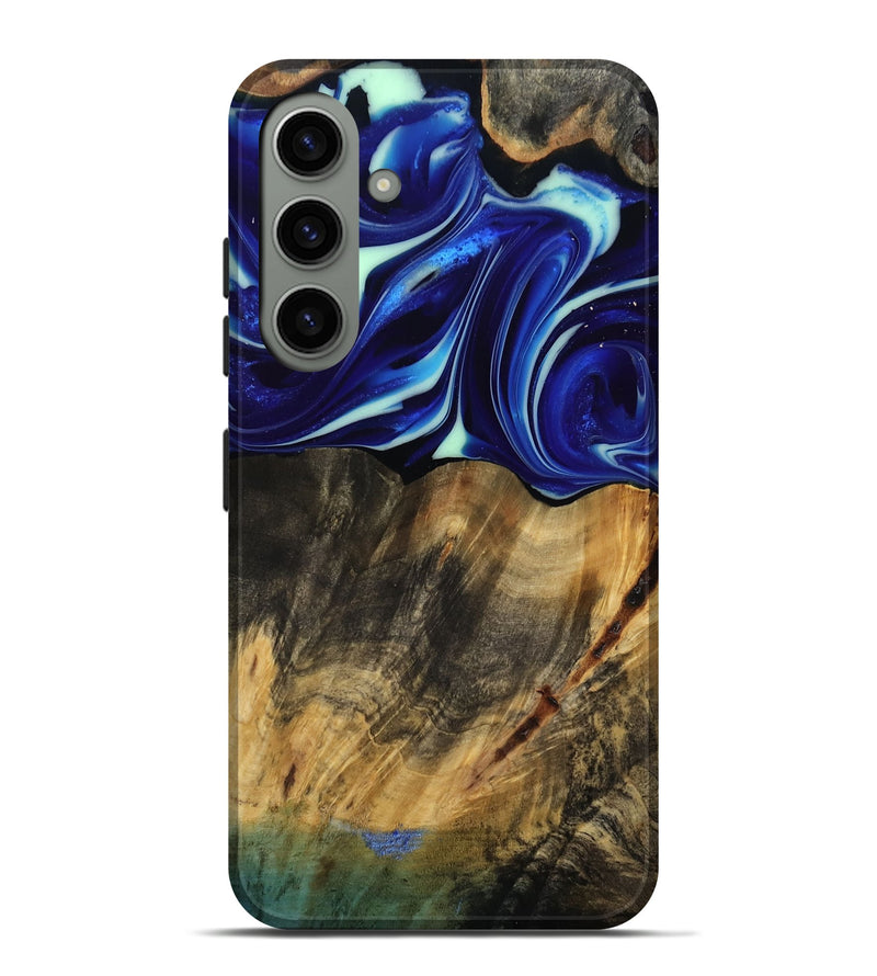 Galaxy S24 Plus Wood Live Edge Phone Case - Vernice (Blue, 809439)