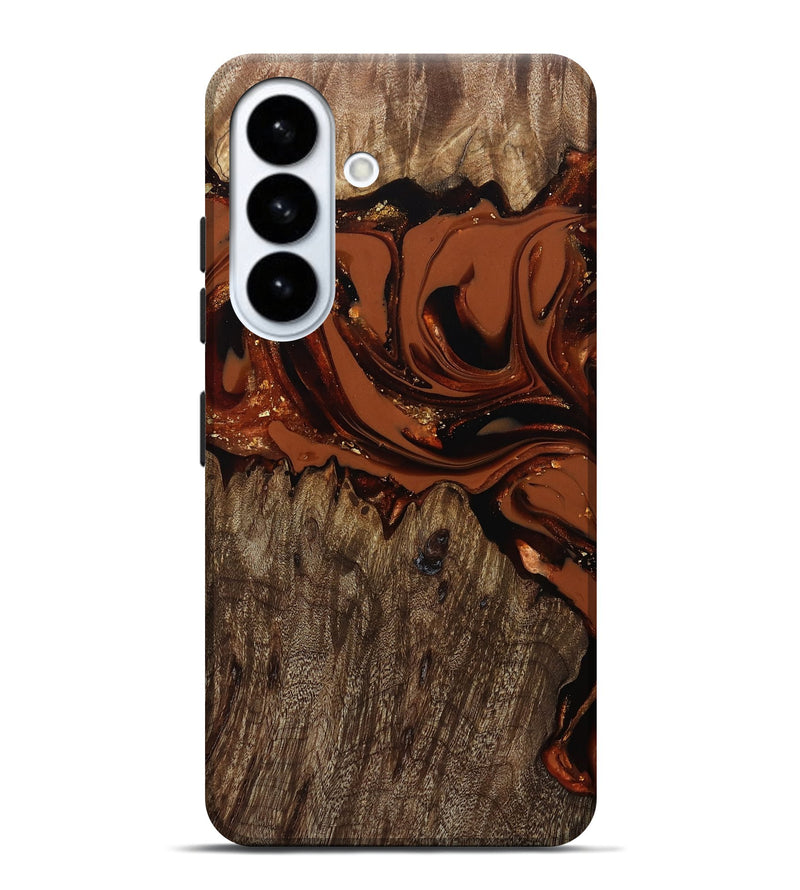 Galaxy S26 Plus Wood Live Edge Phone Case - Jaycee (Red, 809441)