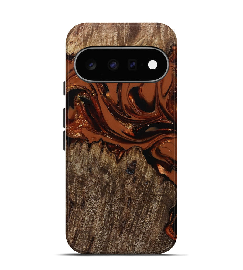 Pixel 11 Wood Live Edge Phone Case - Jaycee (Red, 809441)