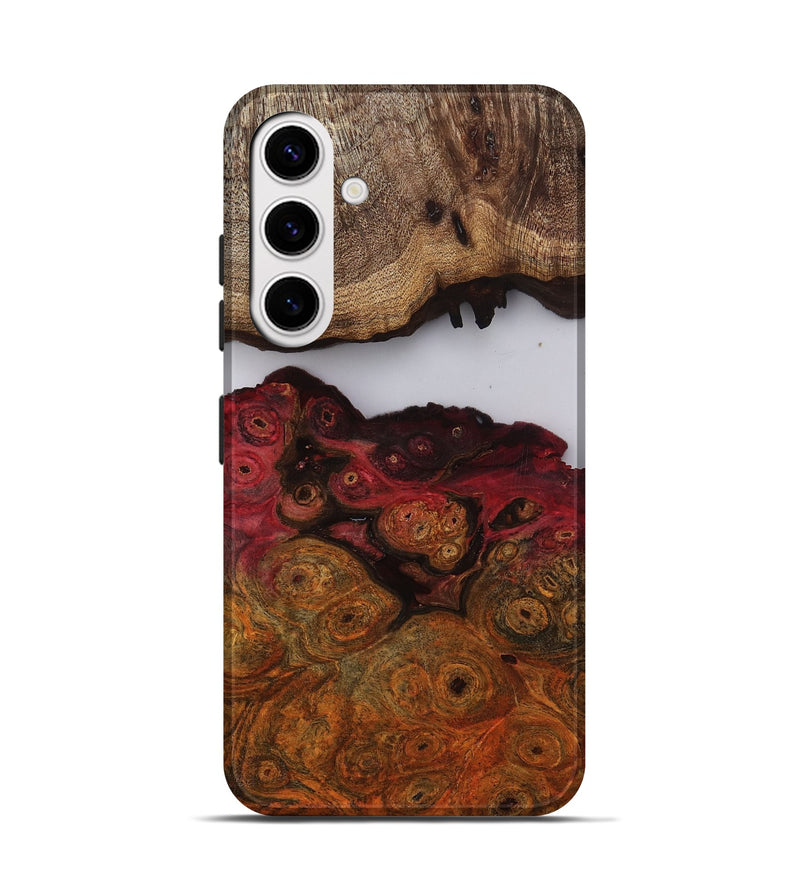 Galaxy S25 Wood Live Edge Phone Case - Kyra (Clear, 809444)