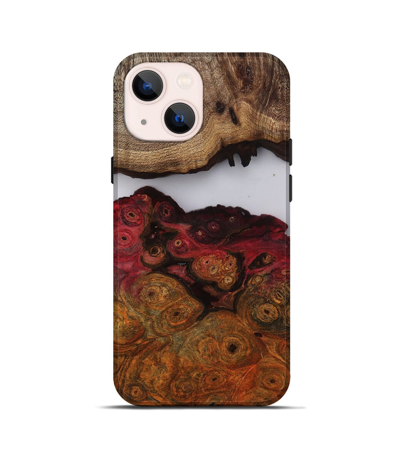 iPhone 13 mini Wood Live Edge Phone Case - Kyra (Clear, 809444)