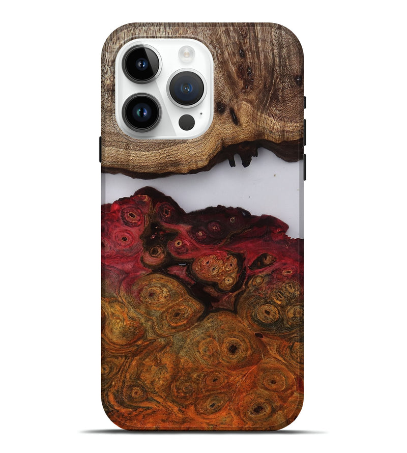 iPhone 15 Pro Max Wood Live Edge Phone Case - Kyra (Clear, 809444)