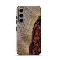 Galaxy S24 Wood Live Edge Phone Case - Uriel (Red, 809445)