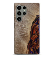 Galaxy S24 Ultra Wood Live Edge Phone Case - Uriel (Red, 809445)
