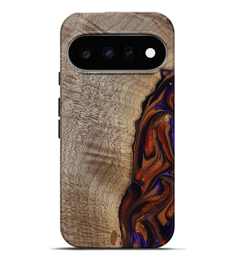 Pixel 11 Pro XL Wood Live Edge Phone Case - Uriel (Red, 809445)