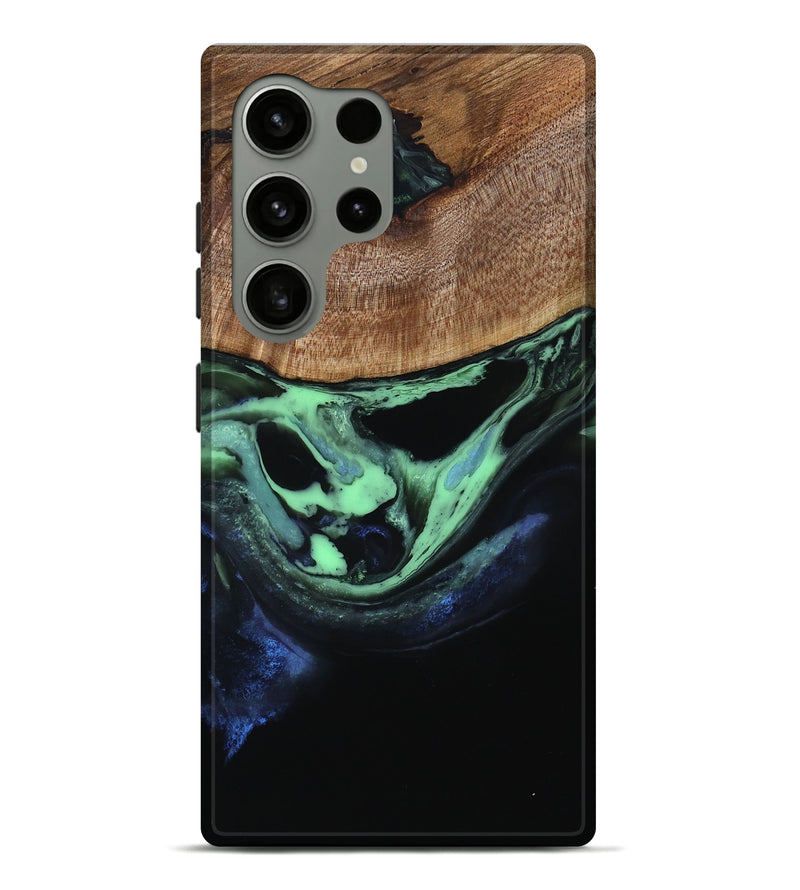 Galaxy S24 Ultra Wood Live Edge Phone Case - Analia (Green, 809461)