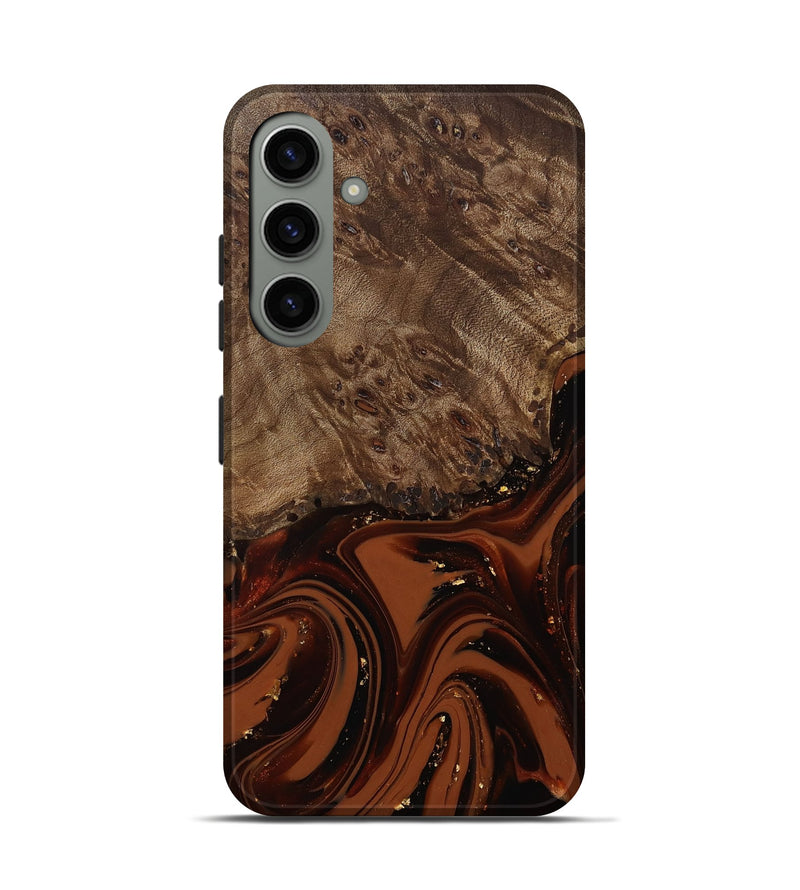 Galaxy S24 Wood Live Edge Phone Case - Elsa (Red, 809469)
