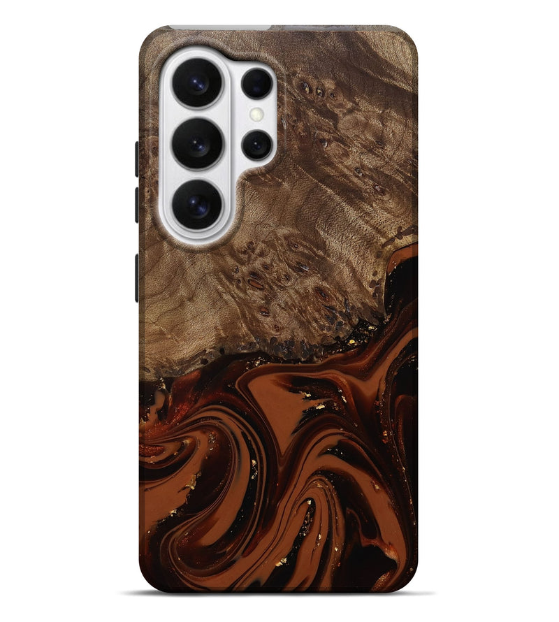 Galaxy S26 Ultra Wood Live Edge Phone Case - Elsa (Red, 809469)