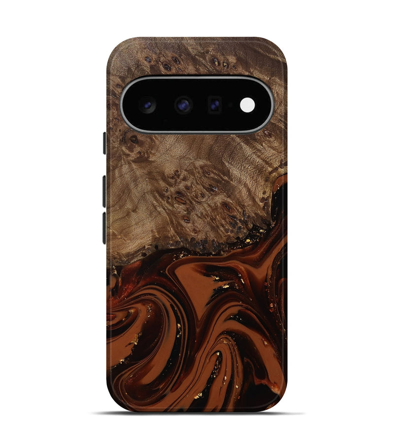 Pixel 11 Wood Live Edge Phone Case - Elsa (Red, 809469)