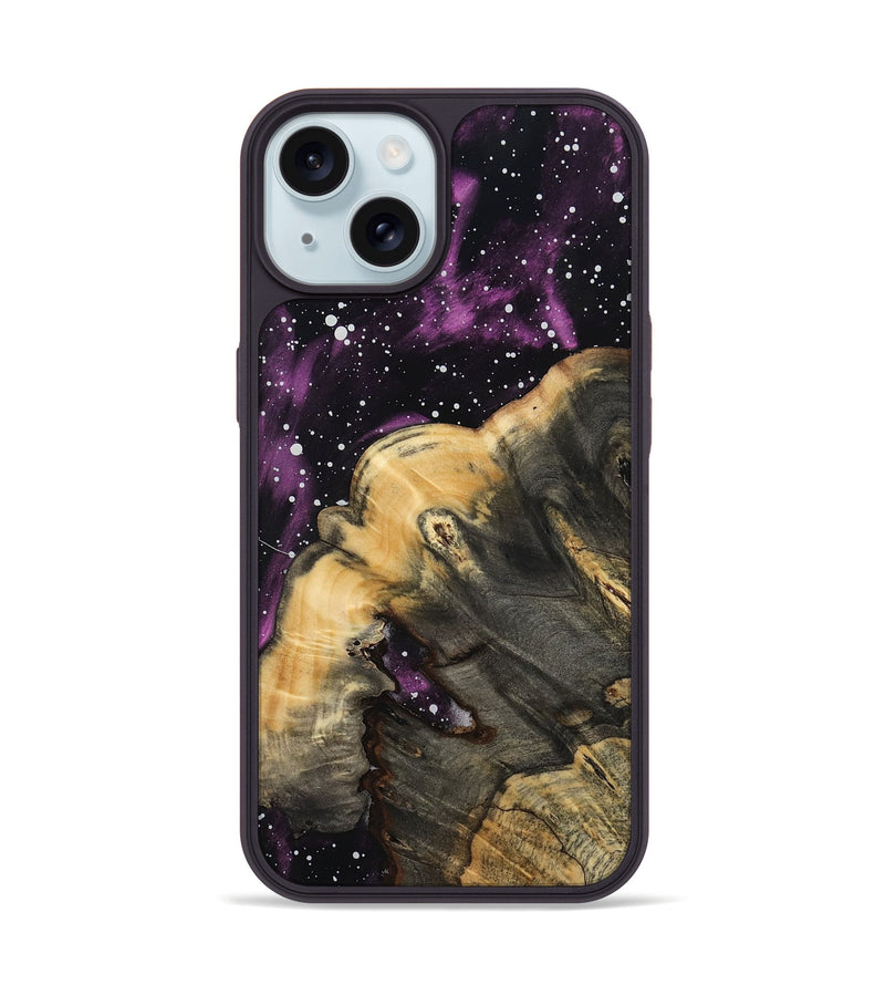 iPhone 15 Wood Phone Case - Cesar (Cosmos, 809532)