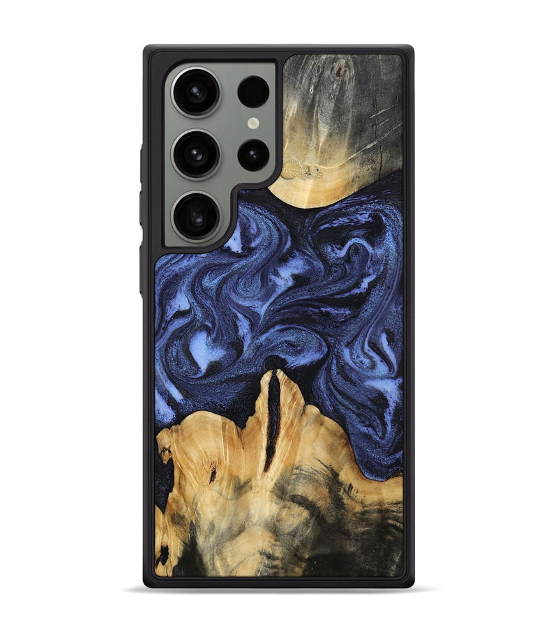Galaxy S24 Ultra Wood Phone Case - Jaheim (Blue, 809568)