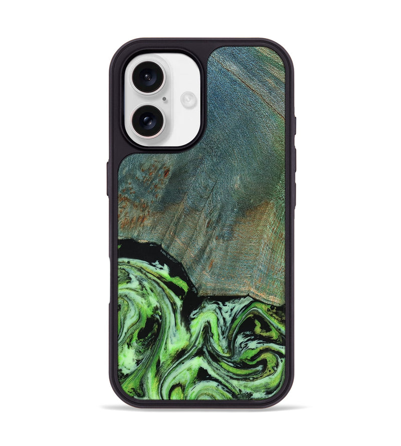 iPhone 17 Wood Phone Case - Karis (Green, 809577)