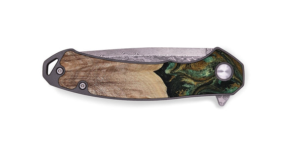 EDC Wood Pocket Knife - Kelsea (Green, 809585)