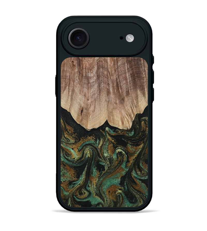 iPhone 17 Air Wood Phone Case - Kelsea (Green, 809585)