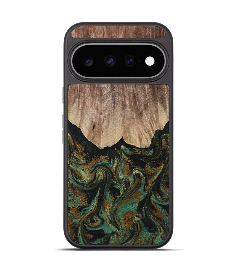 Pixel 11 Wood Phone Case - Kelsea (Green, 809585)