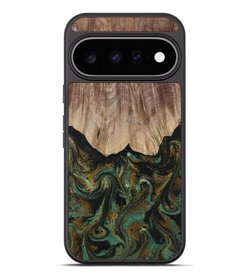Pixel 11 Pro XL Wood Phone Case - Kelsea (Green, 809585)