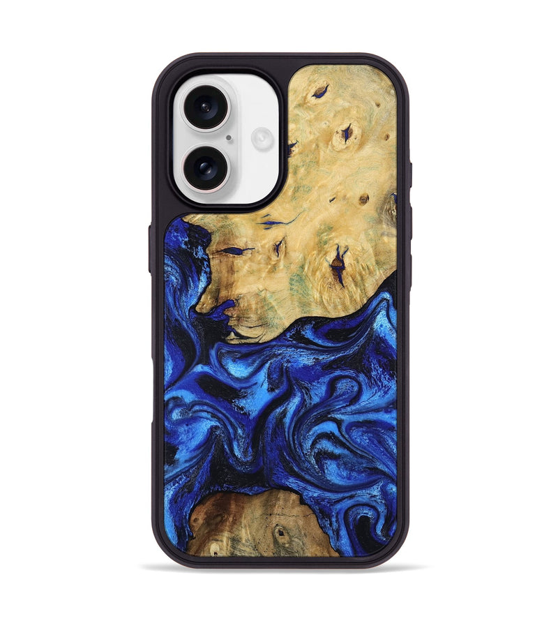 iPhone 17 Wood Phone Case - Lochlan (Blue, 809590)