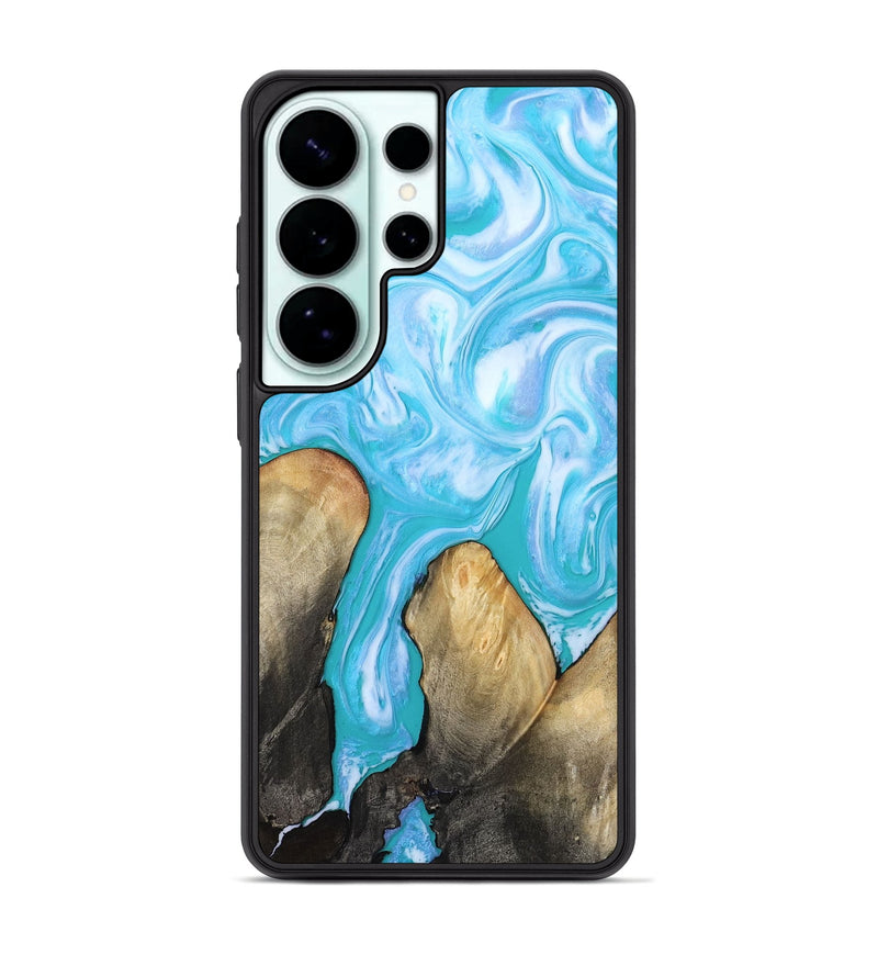 Galaxy S26 Ultra Wood Phone Case - Mattie (Blue, 809604)