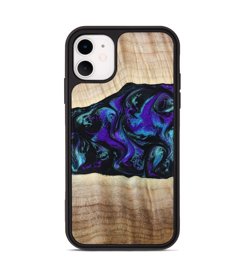 iPhone 11 Wood Phone Case - Monroe (Purple, 809672)