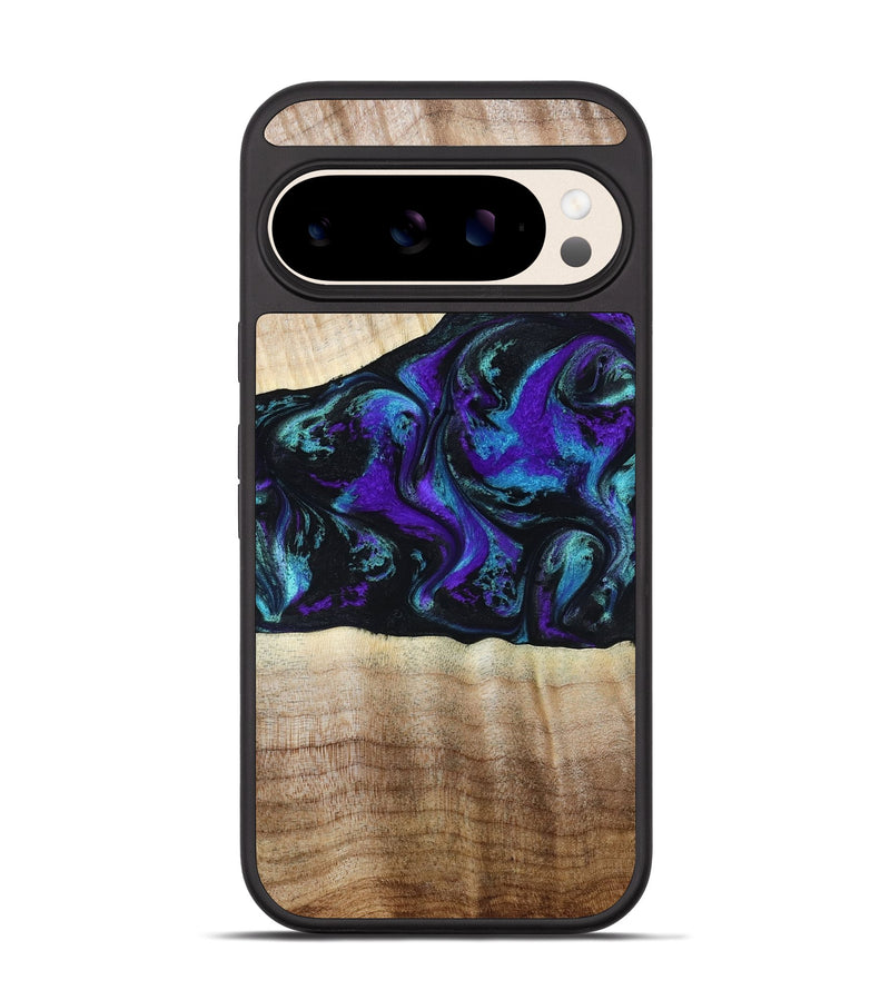 Pixel 10 Pro Wood Phone Case - Monroe (Purple, 809672)